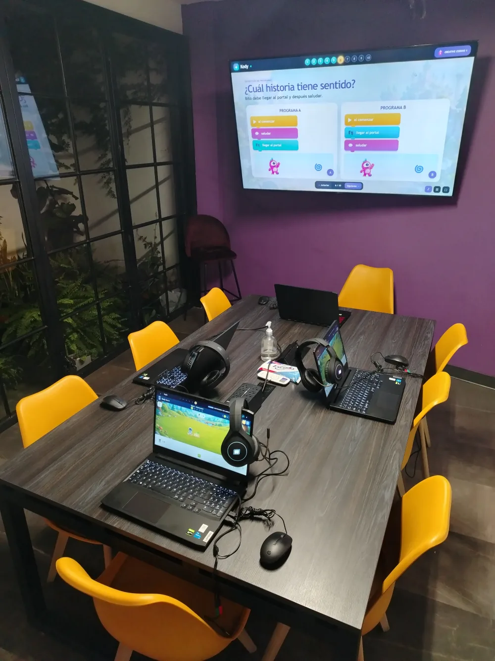 Sala de aprendizaje de Kody Academy Del Valle CDMX