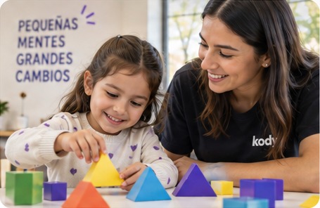 Estudiante aprendiendo matemáticas